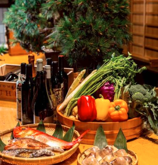 旬の食材を堪能