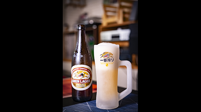 ビール（キリン一番搾り中瓶）