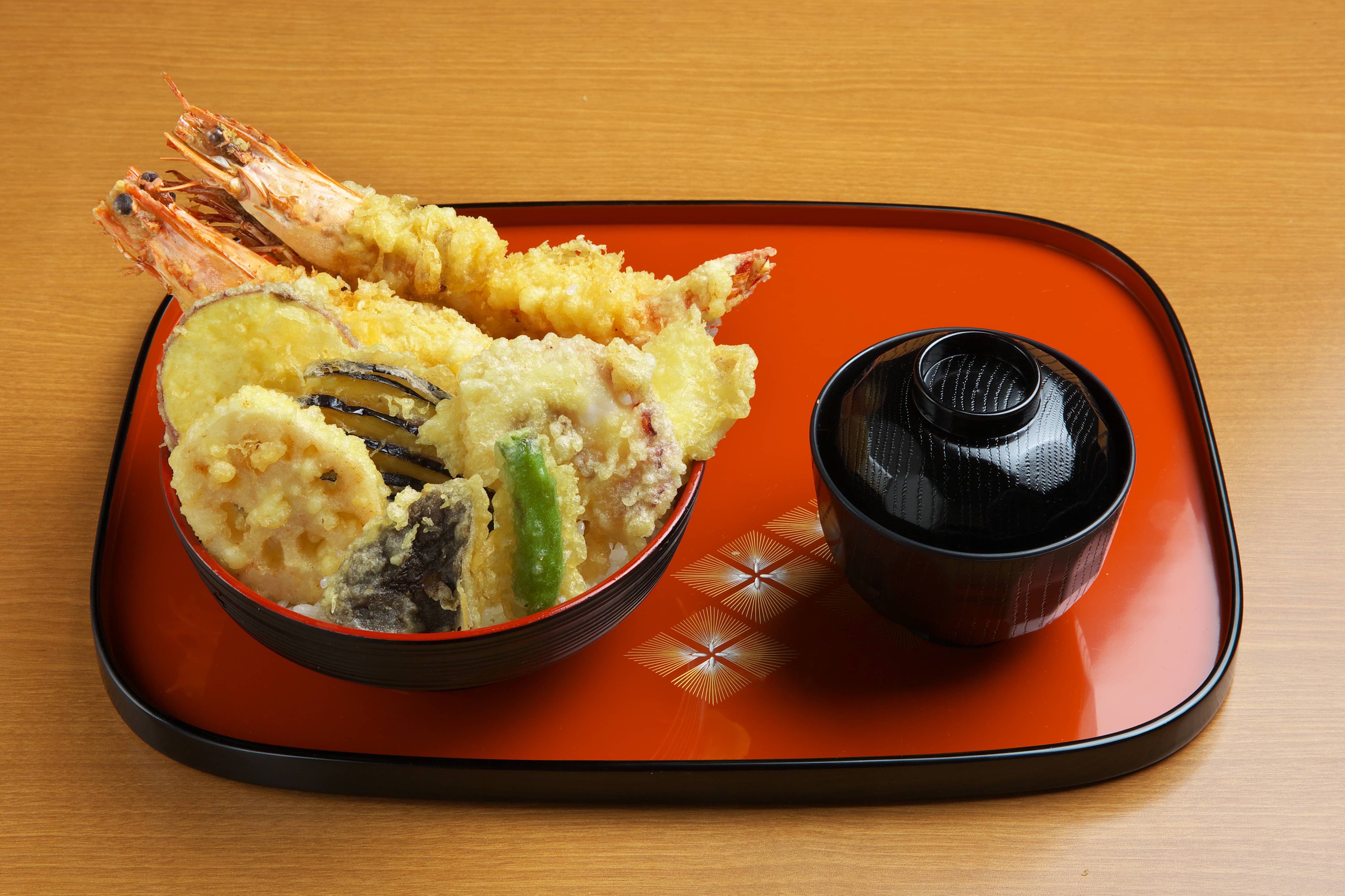 ジャンボ海老天丼