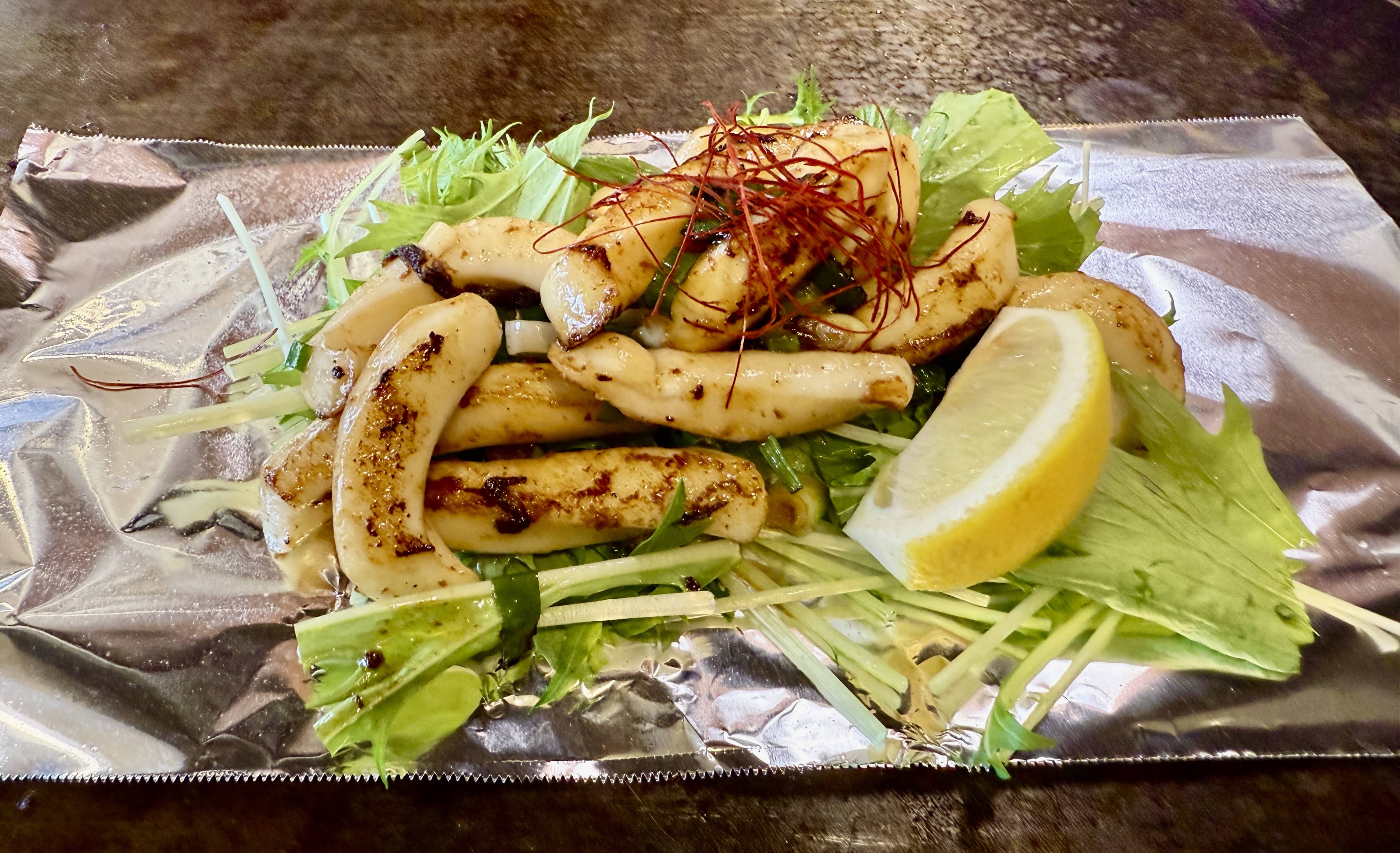 イカ塩バター焼