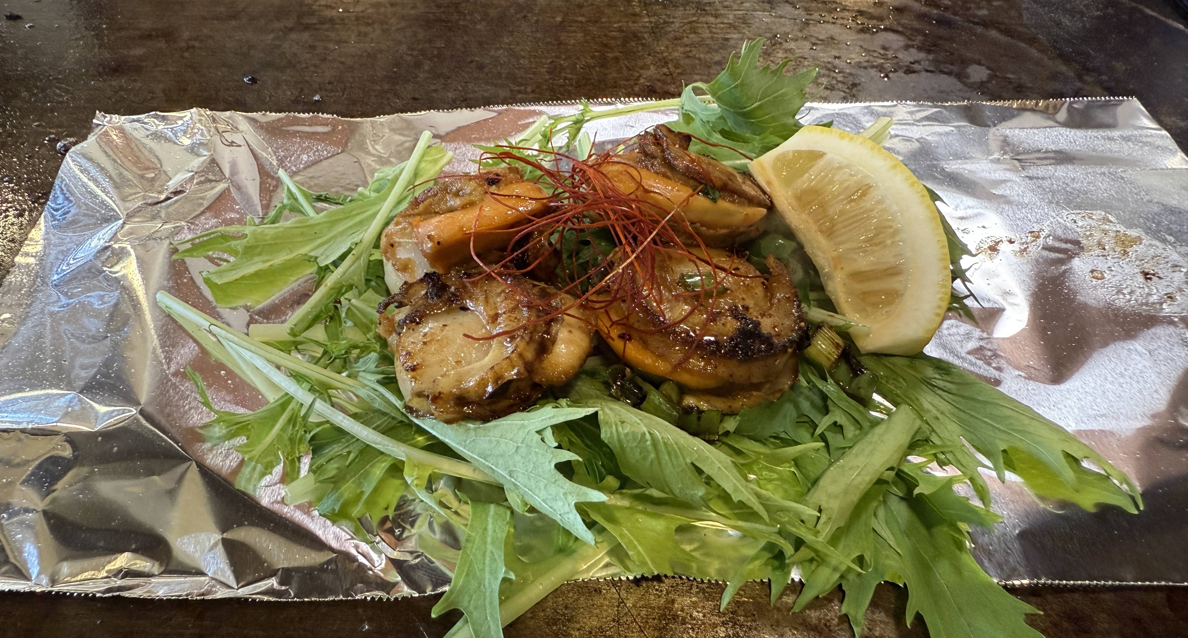 ホタテ塩バター焼